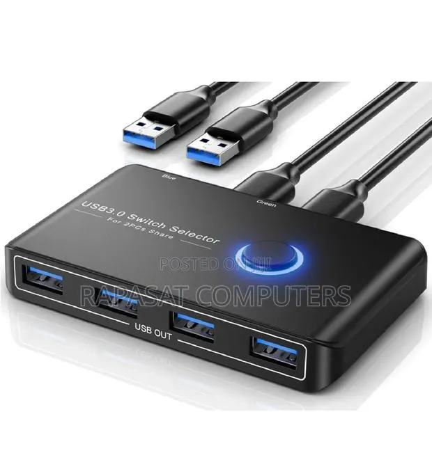 2 in 4 Usb Switch Selector for 2pcs Share Usb 3.0 · Photo 1