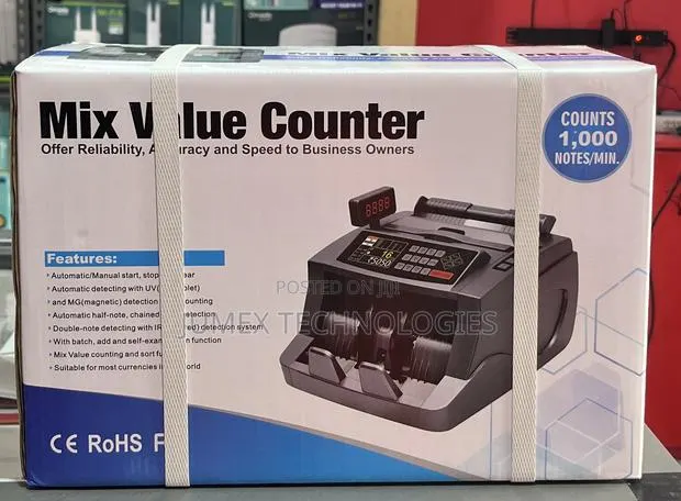 Bill Counter 1000 Notes/ Min Al5500 Conting Machine · Photo 1