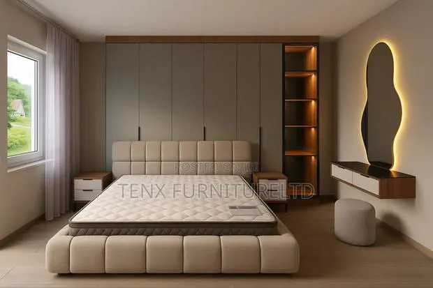 Bedroom Set With (Led Light in Wardrobe) · Photo 1