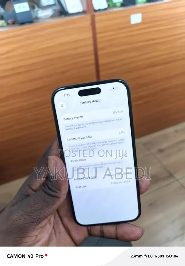 Apple iPhone 15 128 GB Black · Photo 1