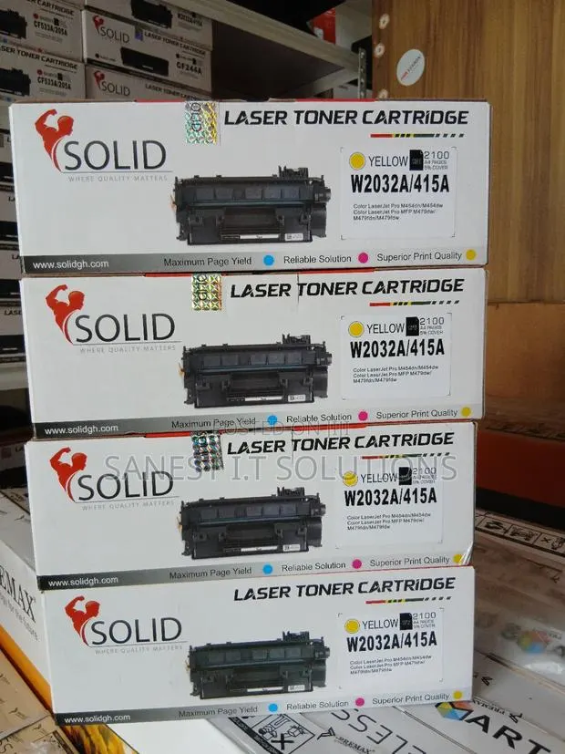 Laser Toner Cartridge 415a Yellow · Photo 1