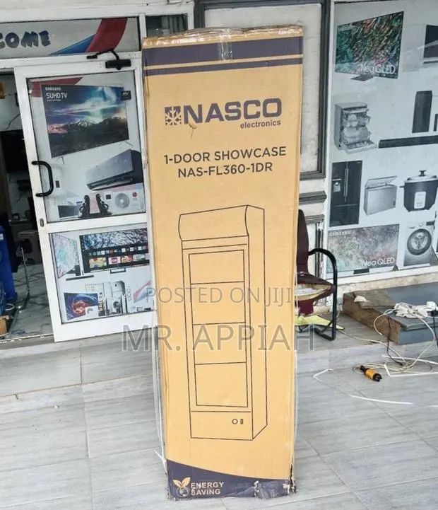 Latest and Unique Nasco 298L Glass Door Display Fridge(NAS-Fl360-1dr) · Photo 1