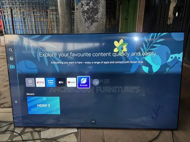 Qled Samsung 65 Inch Smart Tizen Os Software TV (Cash on Delivery) · Photo 1