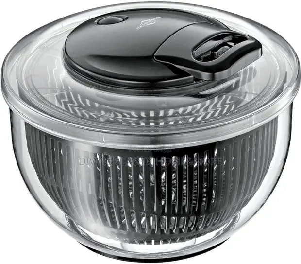 Kuchenprofi Stainless Steel Bowl Salad Spinner · Photo 1