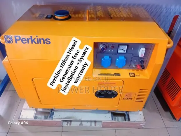 Power Up System Perkins Diesel Generator 10kva Silent · Photo 1
