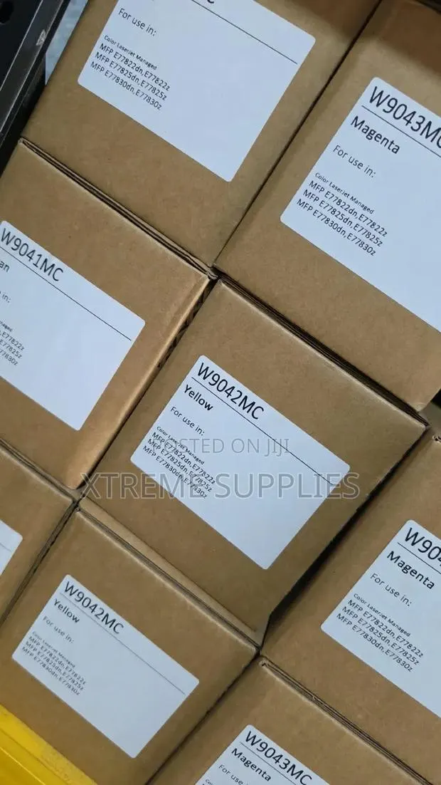 HP Laserjet Managed W9040mc-W9043mc Toner E77822, E77825, E77830 · Photo 1