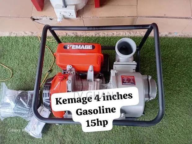 Brand New KEMAGE Water Pump – Powerful Petrol Engine, Strong 4 Inches · Photo 1