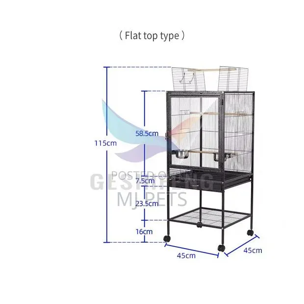 Flat Top Parrot Cage B038 · Photo 1