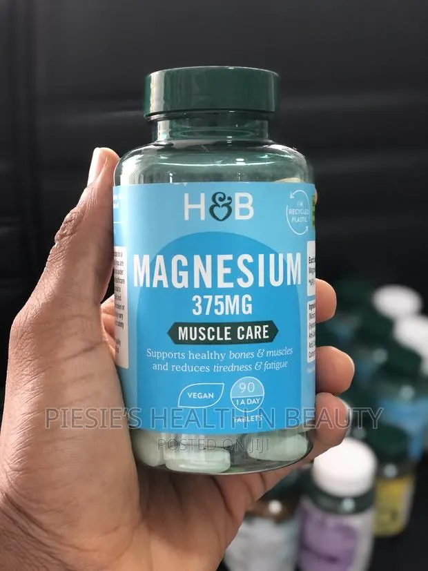 Holland Barrett Magnesium 375mg 90 Tablets · Photo 1