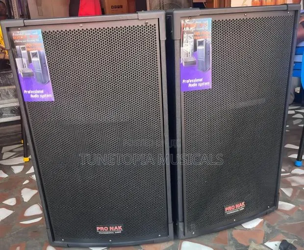Pro-nak 15-inch Passive Half-range Speakers. · Photo 1
