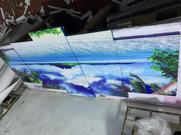 Caribbean Wall Arts Beach 5 Panels Wall Arts 3d Frames · Photo 1