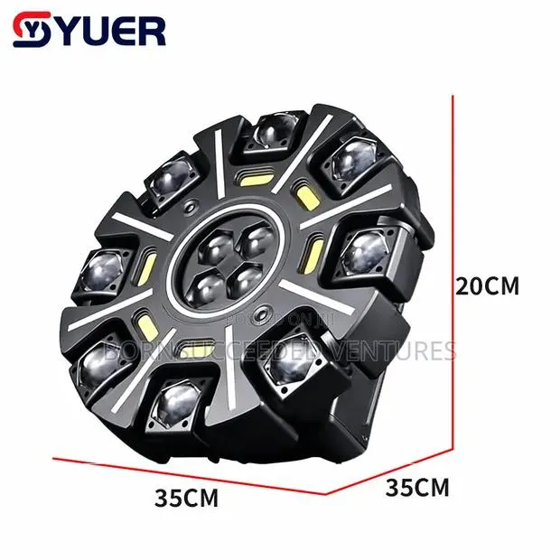 12x10W RGBW LED Bee Eye 8 Arm Little Diamond Moving Head Light Laser · Photo 2
