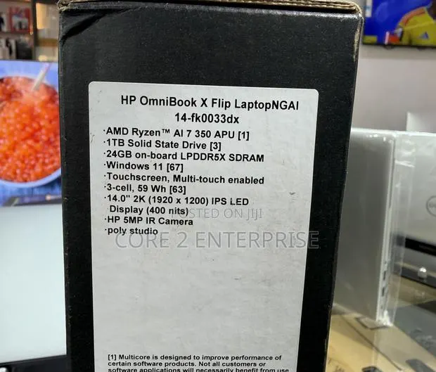 New Laptop HP OmniBook X Flip 14" 24GB AMD Ryzen 7 SSD 1T · Photo 1