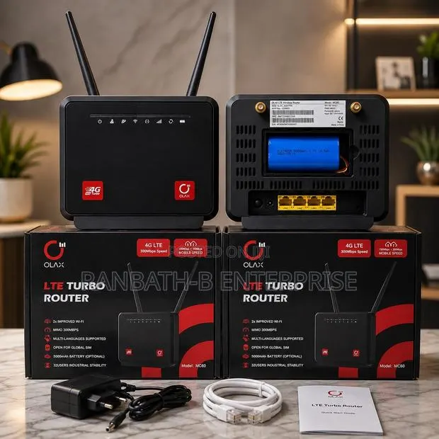OLAX Mc60 LTE Turbo Router – 4G 300Mbps | Global SIM Support · Photo 1