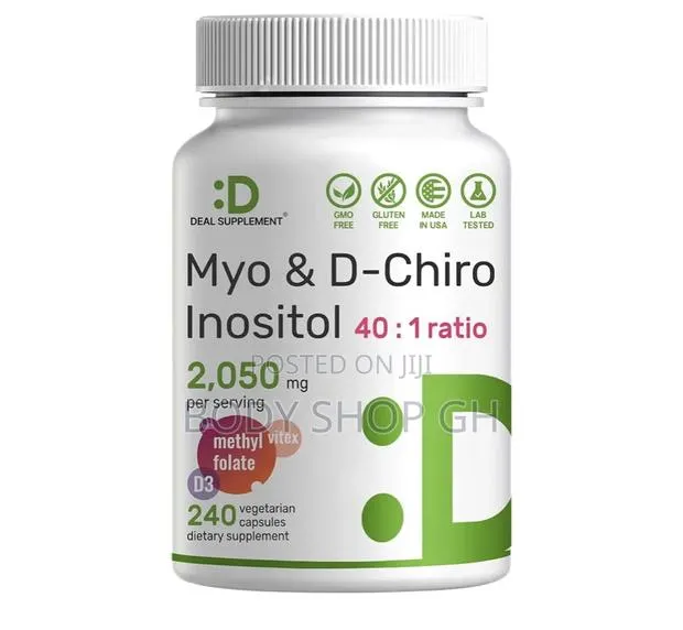 Myo-Inositol D-Chiro Inositol With Folate, Vitamin D3 · Photo 1