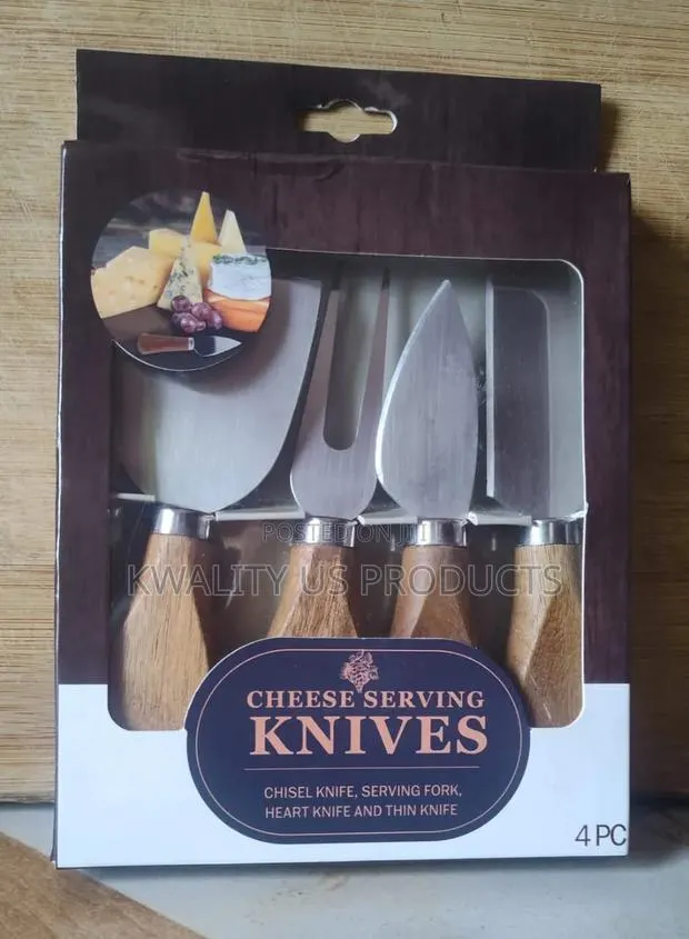 4-Piece Cheese Serving Knives Set · Photo 1