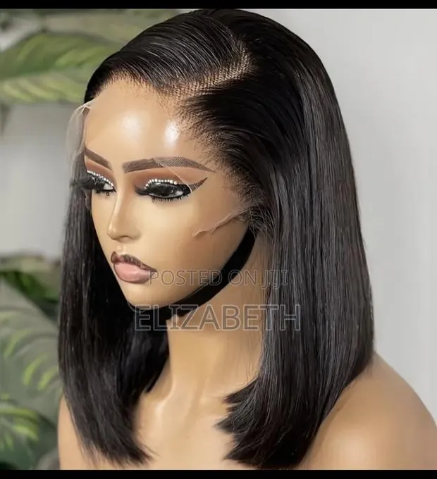 10 Inches Frontal 100% Human Hair Wig · Photo 1