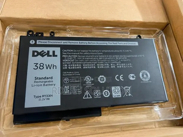 Dell RYXXH 38Wh Genuine Laptop Battery for Latitude 3150 3160 5000 · Photo 1