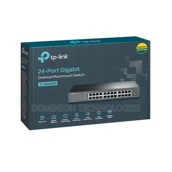 Tp-Link 24-Port Gigabit Desktop/Rackmount Switchtl-Sg1024d · Photo 1