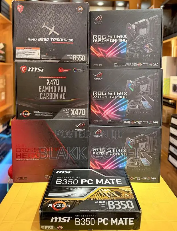 RyZen B350,B450,B550,X370,X470 AM4 MotherBoards · Photo 1