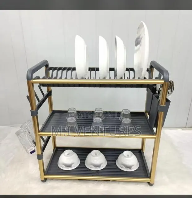 3-Tier Dish Draining Rack · Photo 1