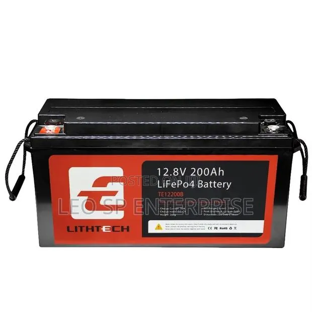 Lithtech LifePO4 12v 200AH Battery