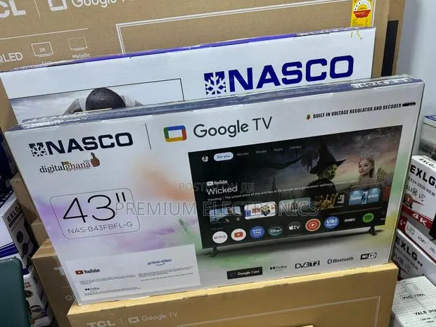 Nasco 43" Google Smart Full Hd Tv| Google Play, Netflix, Live Matches · Photo 1
