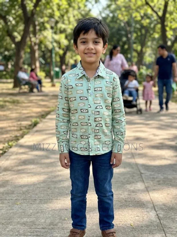 Kids Designed Long Sleeves Shirt for Boys · Photo 2