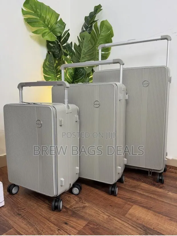 Premium Quality Bubule 3set Beige Front Back Suitcase. · Photo 1