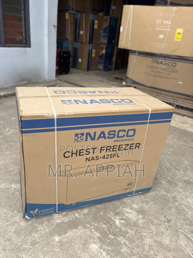 Classic Nasco Single Door Chest Freezer(425FL 316L)Gray · Photo 1