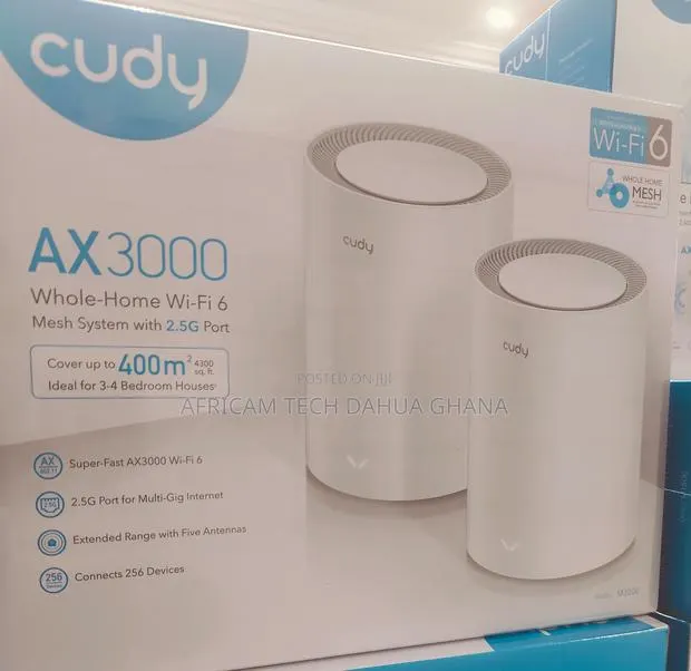 Cudy Ax3000 Wi-Fi 6 Mesh 2.5g Solution (2-Pack) · Photo 1
