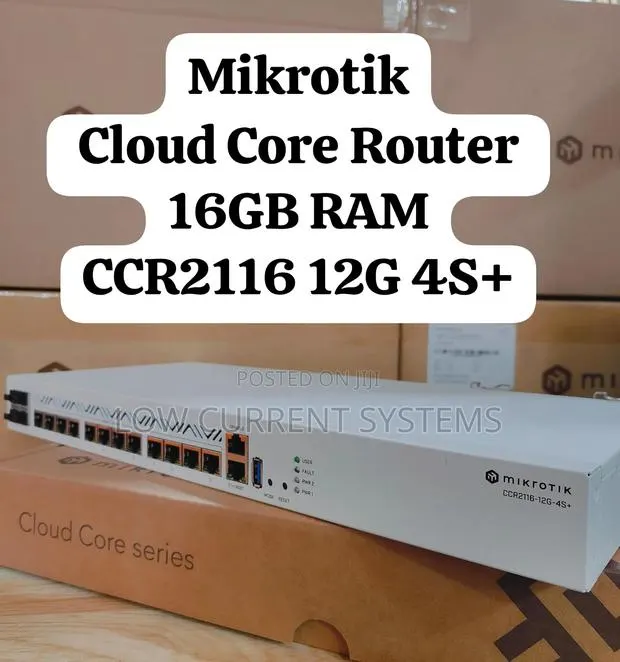 Mikrotik Cloud Core Router Ccr2116-12g-4s+ 16gb Ram · Photo 1