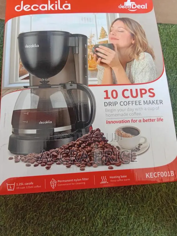 Decakila Coffee Maker 10 Cups Drip Coffee Maker