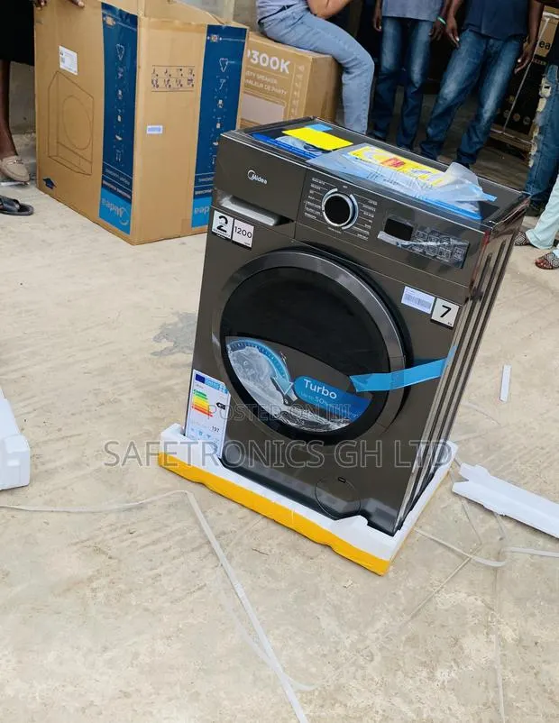 Lastest New Midea Washing Machine Front Load 7kg Full Automatic · Photo 1