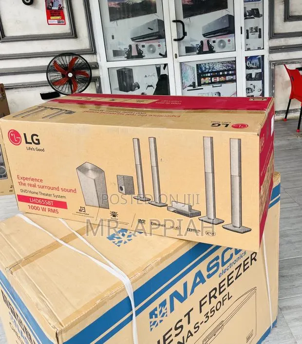 Unique LG LHD655BT 5.1ch Home Theater System(Black)Remote · Photo 1