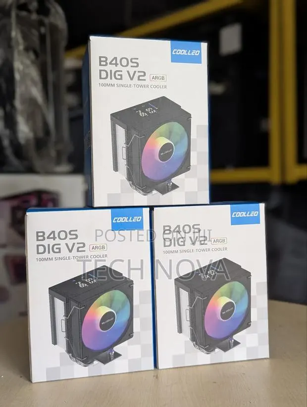 Coolleo B40s Dig V2 Argb Air Cooler for Intel and Amd · Photo 1