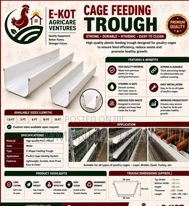 Cage Feeding Trough · Photo 1