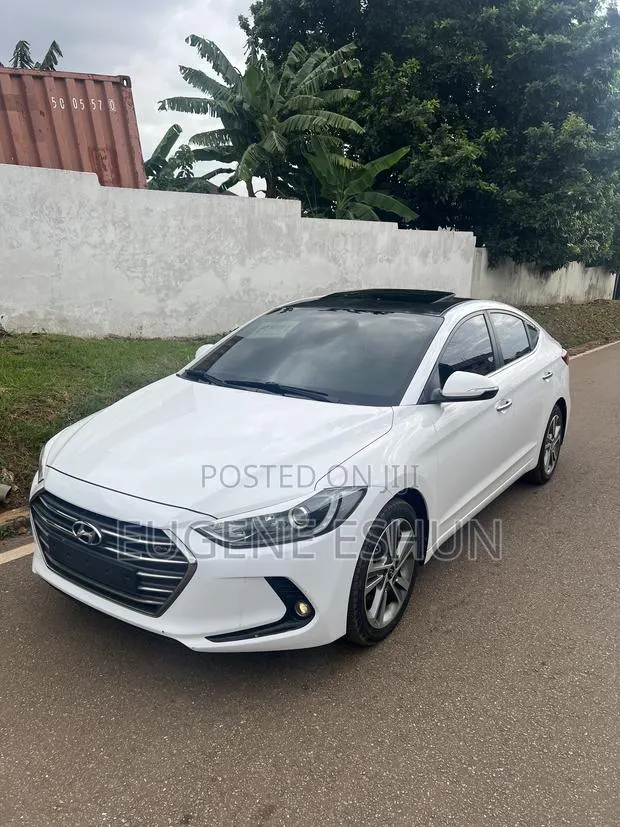 Hyundai Elantra 2017 White · Photo 1