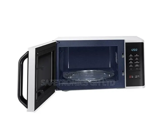 Samsung New 32l Microwave Oven Quick Defrost White Ms23k3513aw/Sg · Photo 1