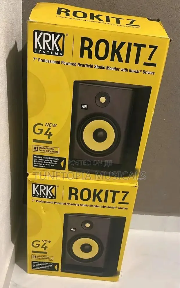 KRK Rokit 7 G4 7-Inch Professional Powered Nearfield Studio Monitors · Photo 1