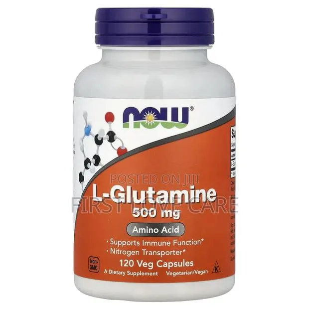 Now
L-Glutamine, 500 Mg, 120 Veg Capsules · Photo 1