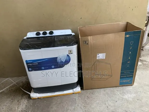 7kg TwinTub Midea Semi Auto Washing Machine · Photo 1
