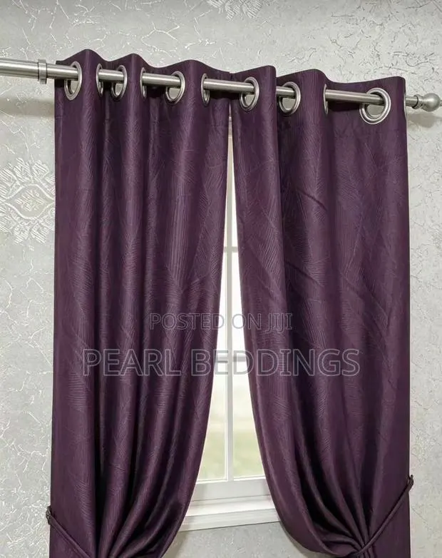 Luxurious Heavy Textured and Non Textured Blackout Curtains Available · Photo 1