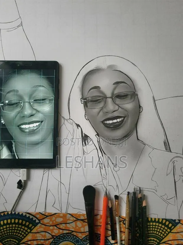 Pencil Shading Portrait · Photo 1