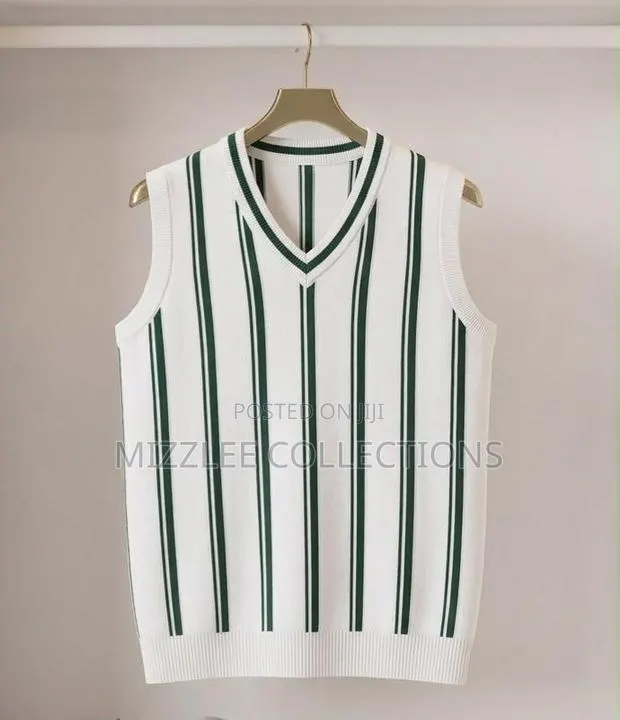 Men Stripe Vest in M-2xl · Photo 1
