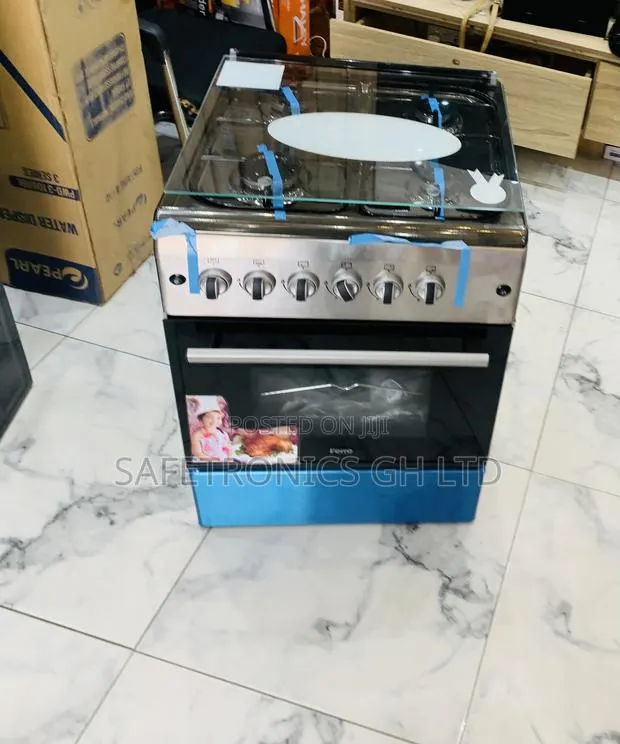 Get Accurate 60/60 New Line Gas Stove Oven 4-Burner Ferre · Photo 1