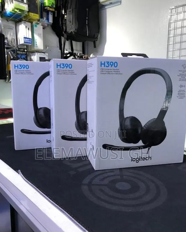 Logitech H390 Wired Headset With Noice Cancelling Microphone Usb · Photo 1