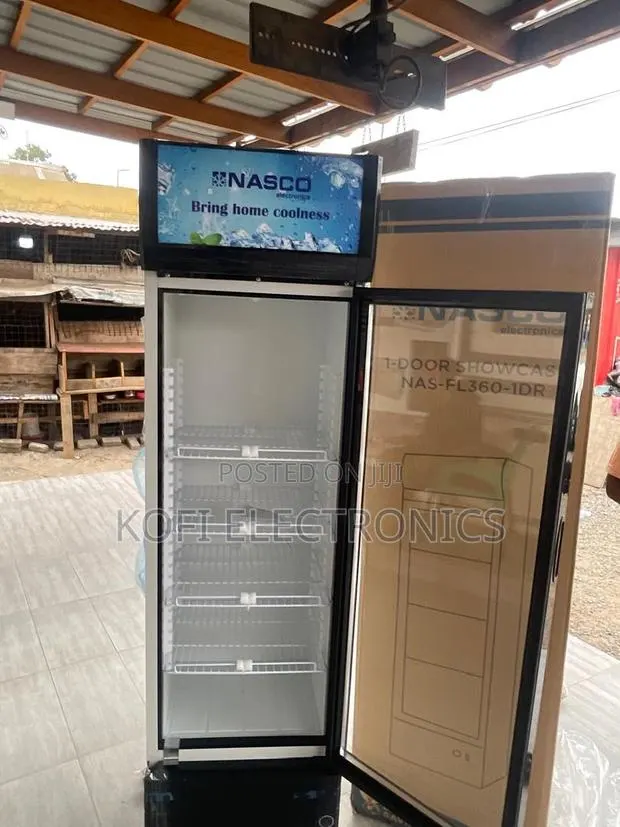 Nasco 298l Glass Door Fridge for Shops Offices · Photo 1
