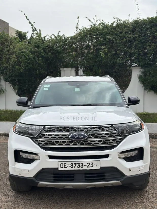 Ford Explorer Limited 2021 White · Photo 1