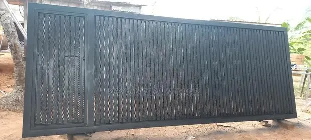Modern Designer Main Gate | Strong Galvanized Steel Gate · Photo 1